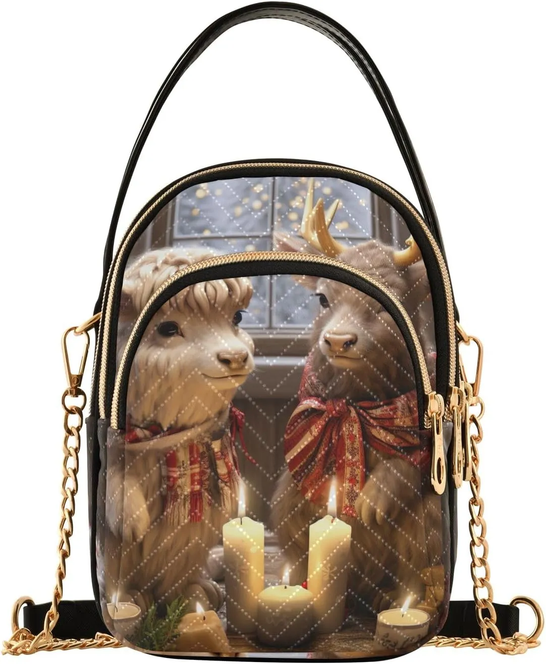Cute Women's Crossbody Handbags Purse with Chain