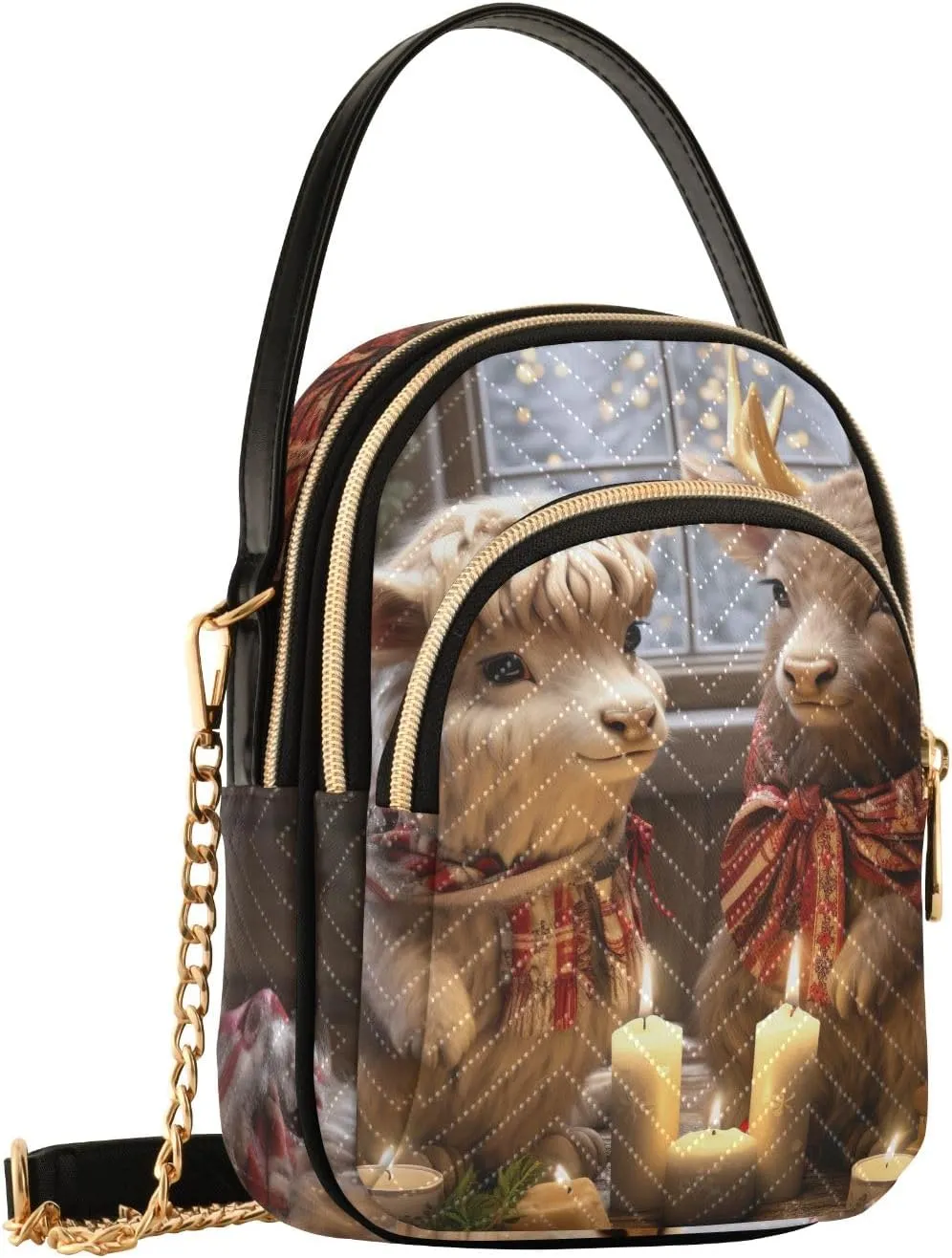 Cute Women's Crossbody Handbags Purse with Chain