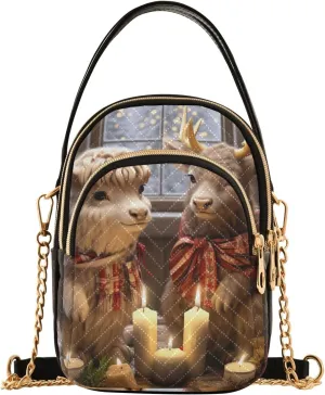 Cute Women's Crossbody Handbags Purse with Chain