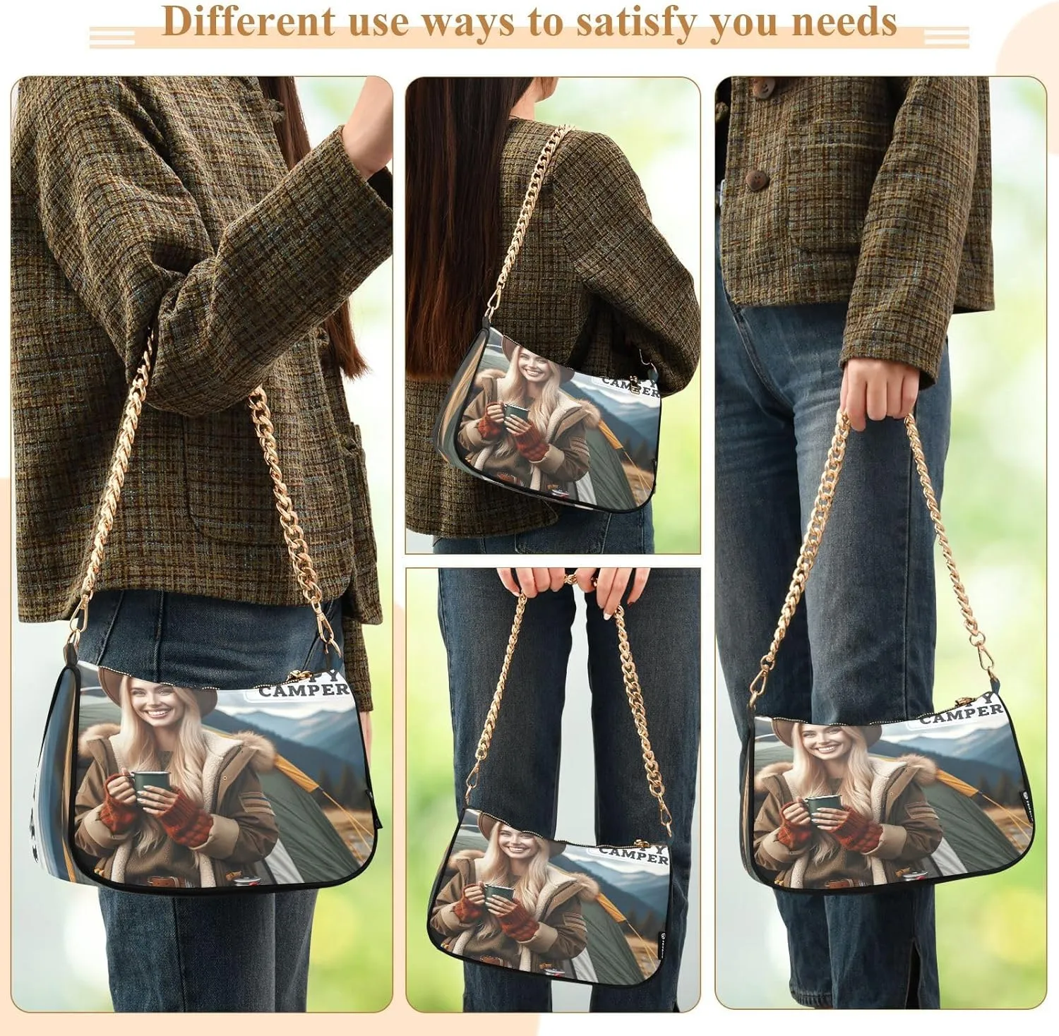 Deep Dark Gray Mini Purses for Women, Womens Shoulder Bags Crossbody