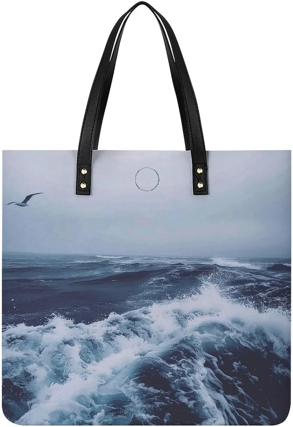 Deep Sea Blue Style Large Leather Handbags Women Fashion Handbag Multifunctional Travel Bag It Is A Great Gift for Mothers, Teachers, Friends, Bridesmaids