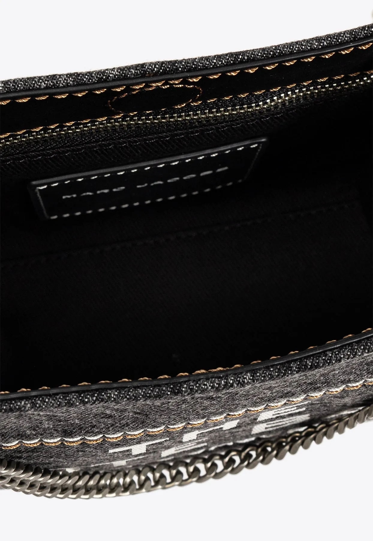 Denim Chain Tote Bag