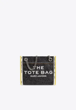 Denim Chain Tote Bag