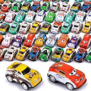 DERTE 150PCS Mini Pull Back Cars Race Cars Toy Bulk Vehicles Party Favors Classroom Reward Box Pinata Fillers Goodie Bag Stuffers for Kids Boys Girls Birthday Party