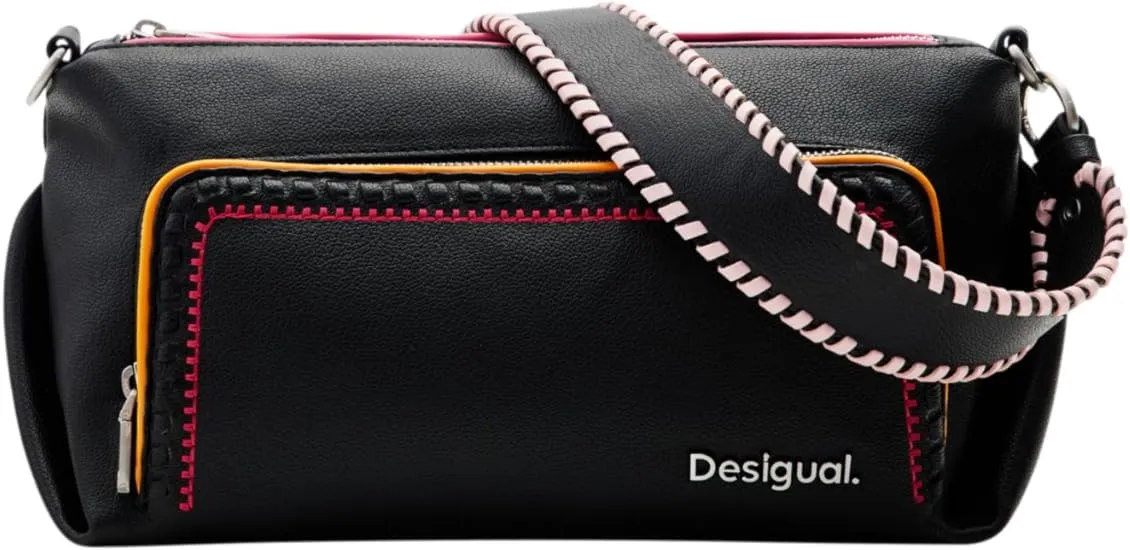 Desigual M Embroidered Shoulder Bag
