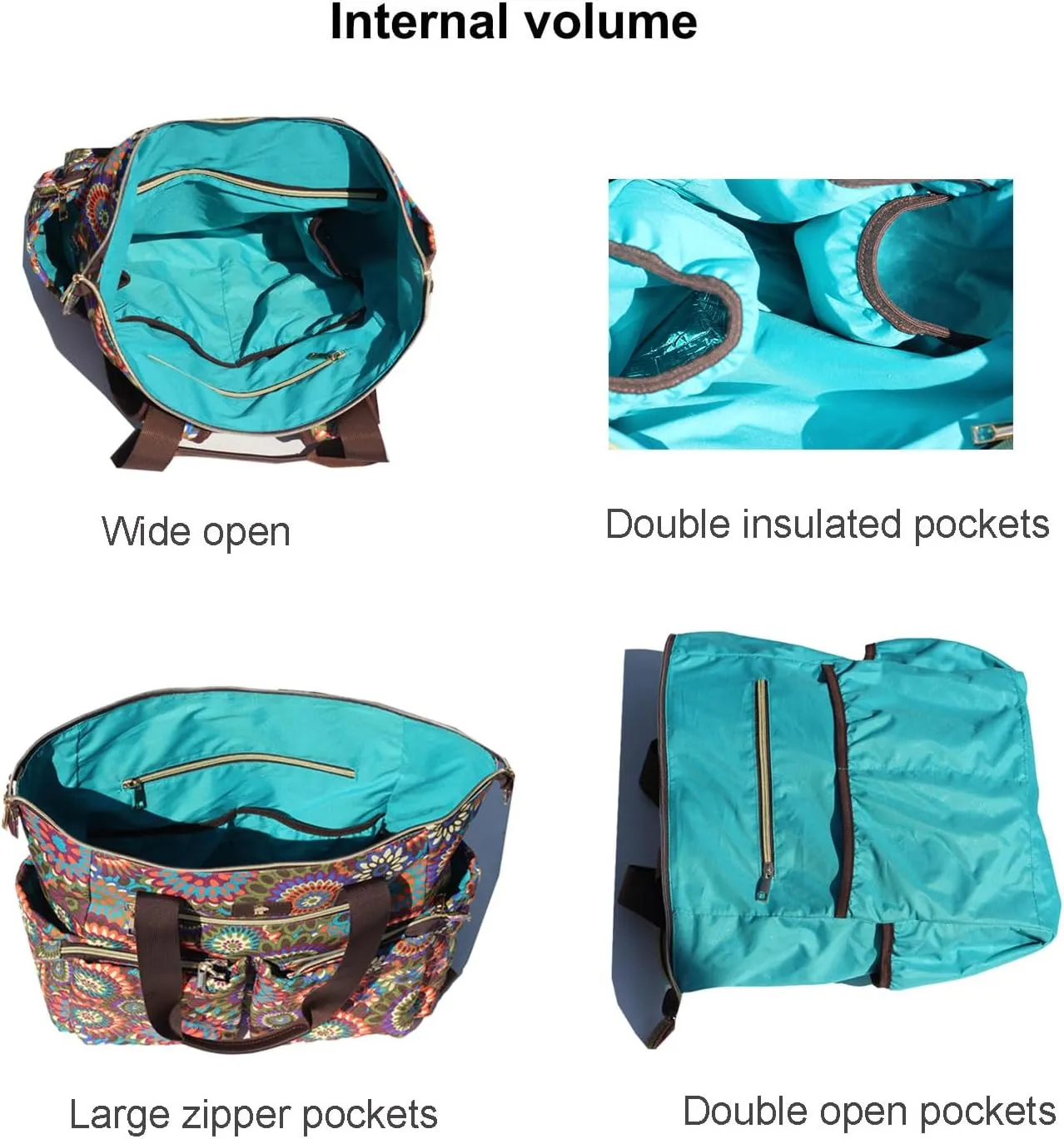 Diaper Tote Bag Totepack Backpack 2 in 1 for Women Multifunctional Large Capacity with Insulated Pockets Travel