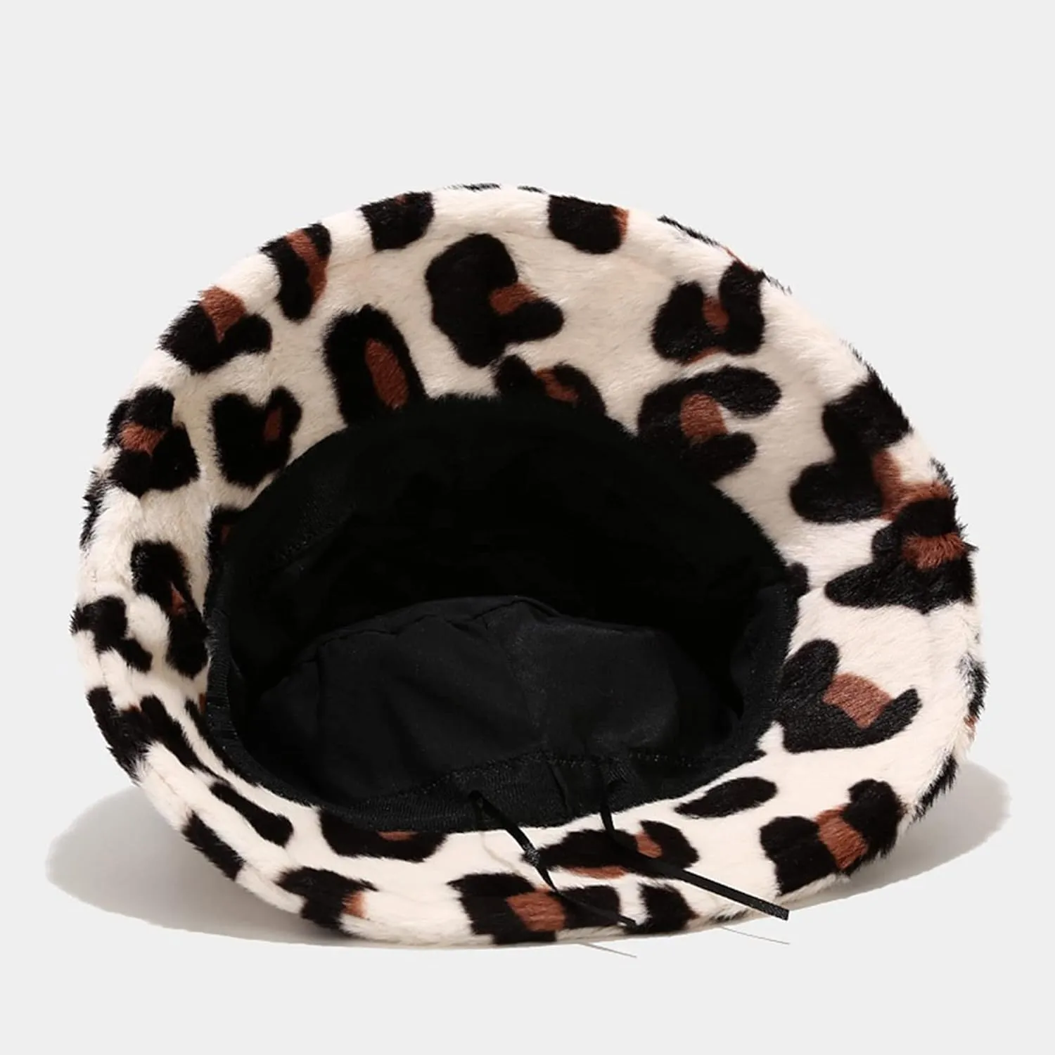 Dirholl Women's Winter Faux Fur Fuzzy Warm Bucket Hat
