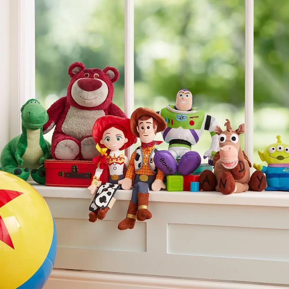 DISNEY STORE Official Toy Story Plush, Woody, Iconic Cuddly Toy Character with Embroidered Eyes and Soft Plush Features, Suitable for All Ages