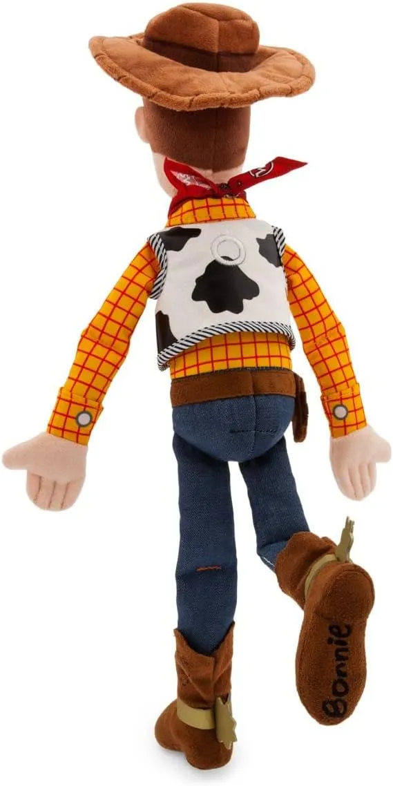 DISNEY STORE Official Toy Story Plush, Woody, Iconic Cuddly Toy Character with Embroidered Eyes and Soft Plush Features, Suitable for All Ages