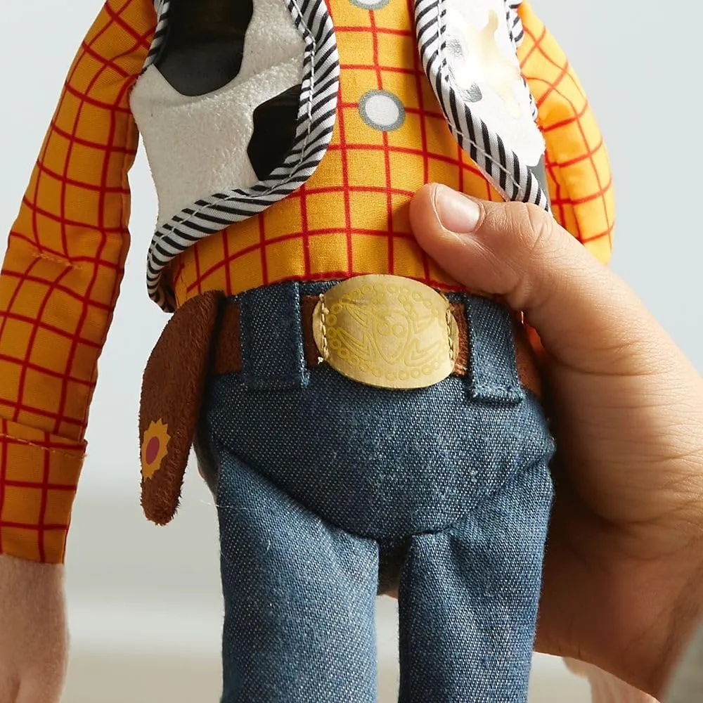 DISNEY STORE Official Toy Story Plush, Woody, Iconic Cuddly Toy Character with Embroidered Eyes and Soft Plush Features, Suitable for All Ages