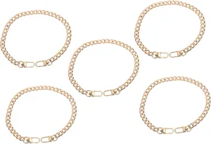 DOITOOL 5pcs Tote Bag Chain Safe Alloy Material Handbag Replacement Chain Stylish