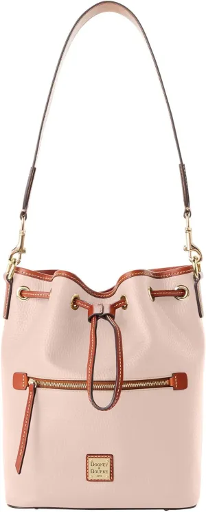 Dooney & Bourke Handbag, Pebble Grain Drawstring - Oyster