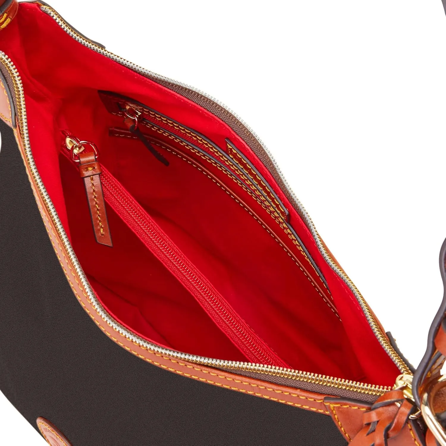 Dooney & Bourke Women's Large Erica Shoulder Bag in Nylon, with Adjustable and Detachable Shoulder Strap