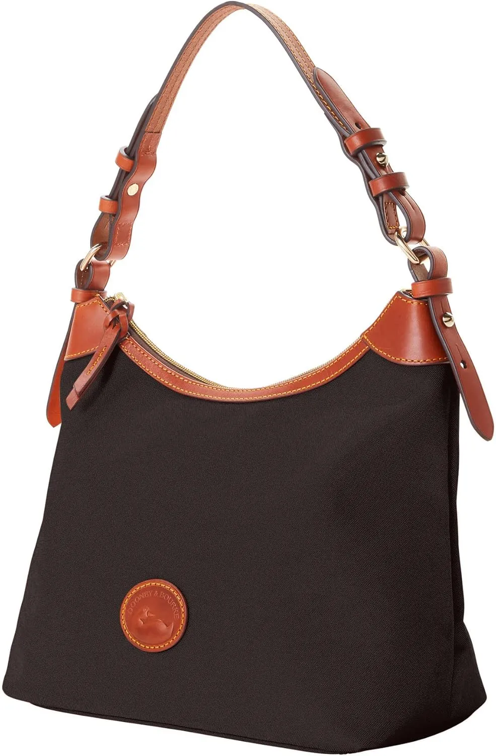 Dooney & Bourke Women's Large Erica Shoulder Bag in Nylon, with Adjustable and Detachable Shoulder Strap