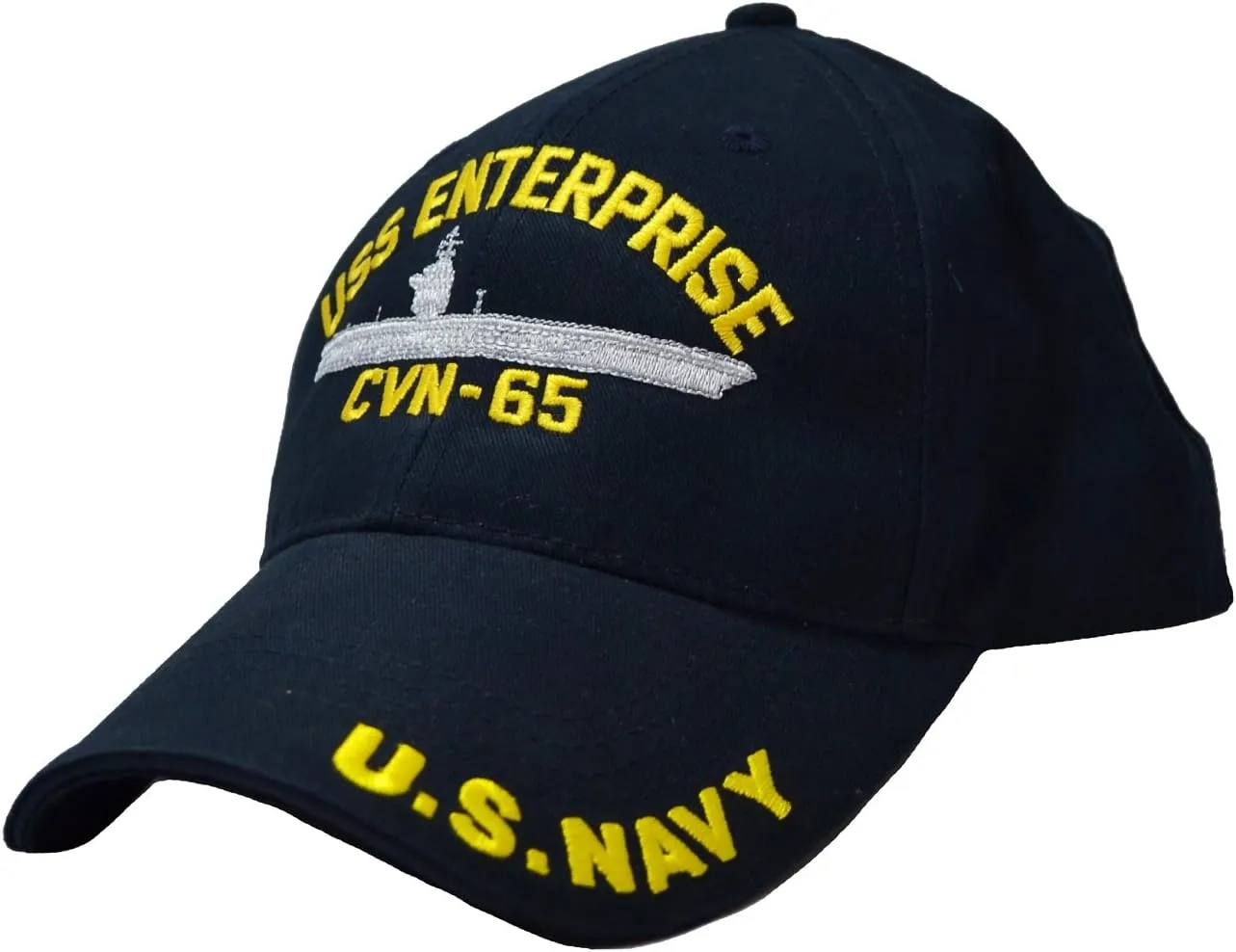 EAGLE CREST USS Enterprise CVN-65 Low Profile Cap Navy Blue
