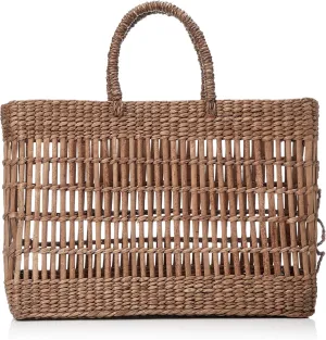 Earthmaid 47-3738BR BANCUAN SHEER TOTE L E5345 473737 Brown