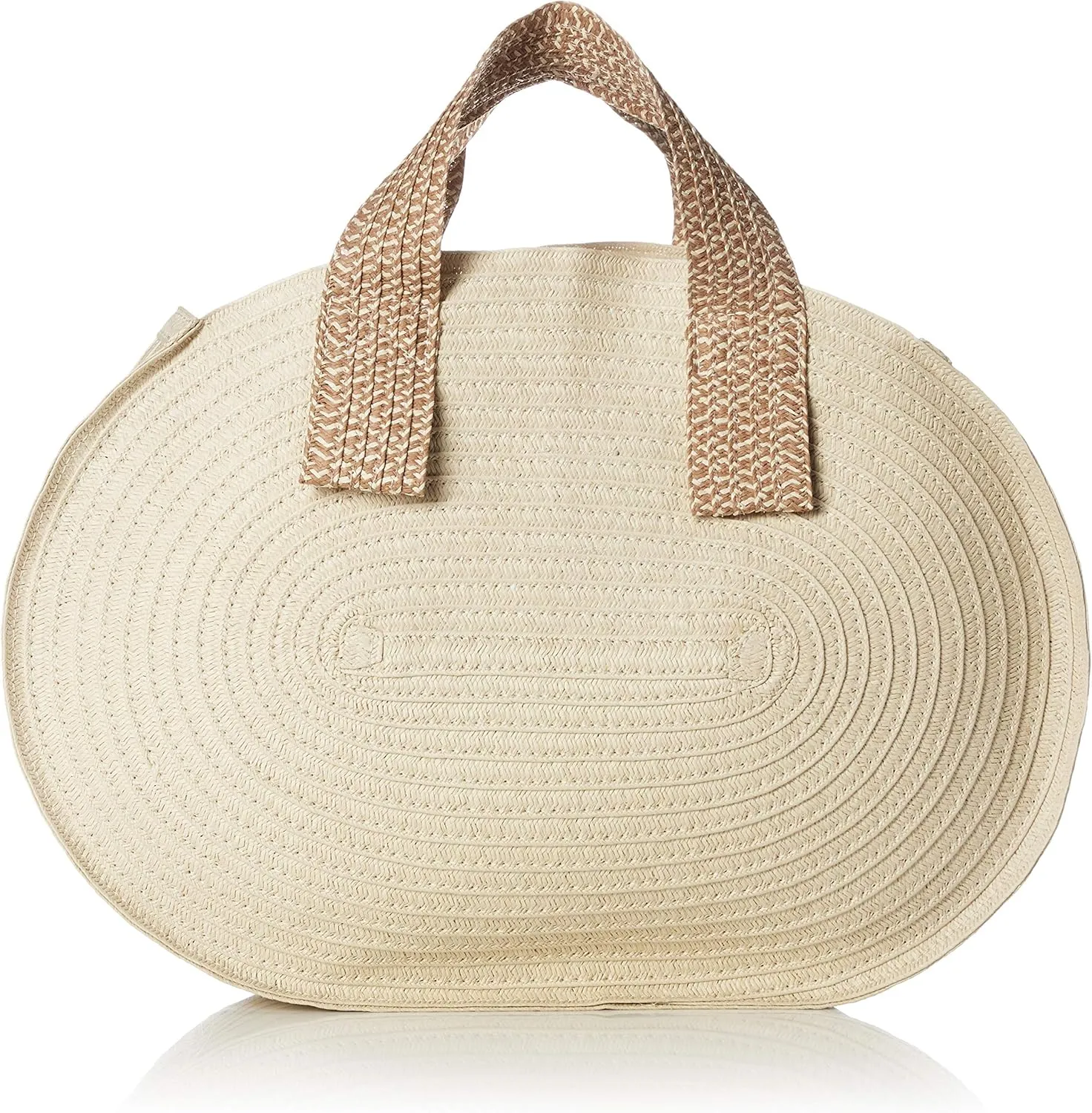 Earthmaid E5412 473945 47-3946OWH BLADE OVAL TOTE Off-White