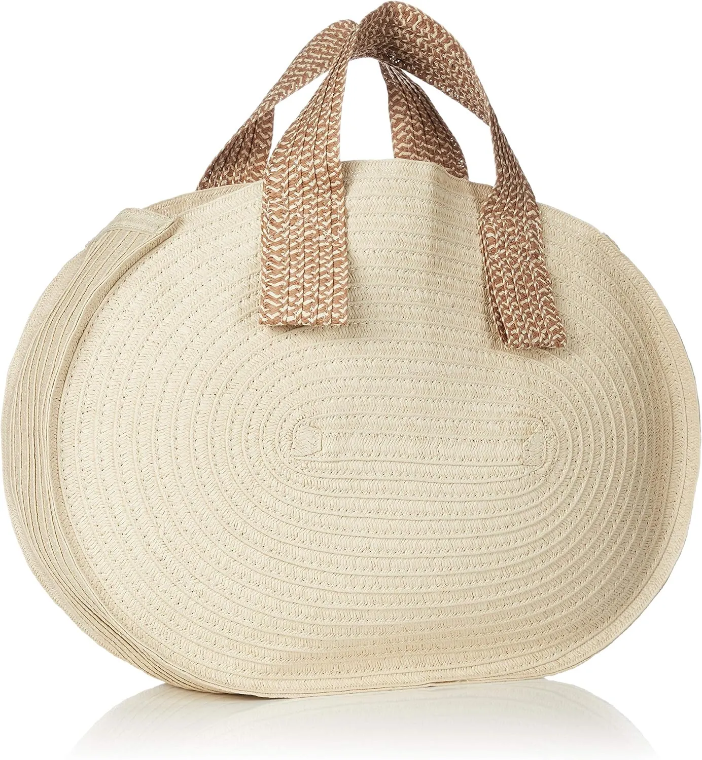 Earthmaid E5412 473945 47-3946OWH BLADE OVAL TOTE Off-White