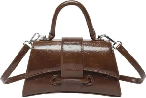 Edgy Sweetheart Shoulder Bag Sling bag Glossy Leather Quality Crossbody Bag Stylish Women Bag Simple and Graceful for Women