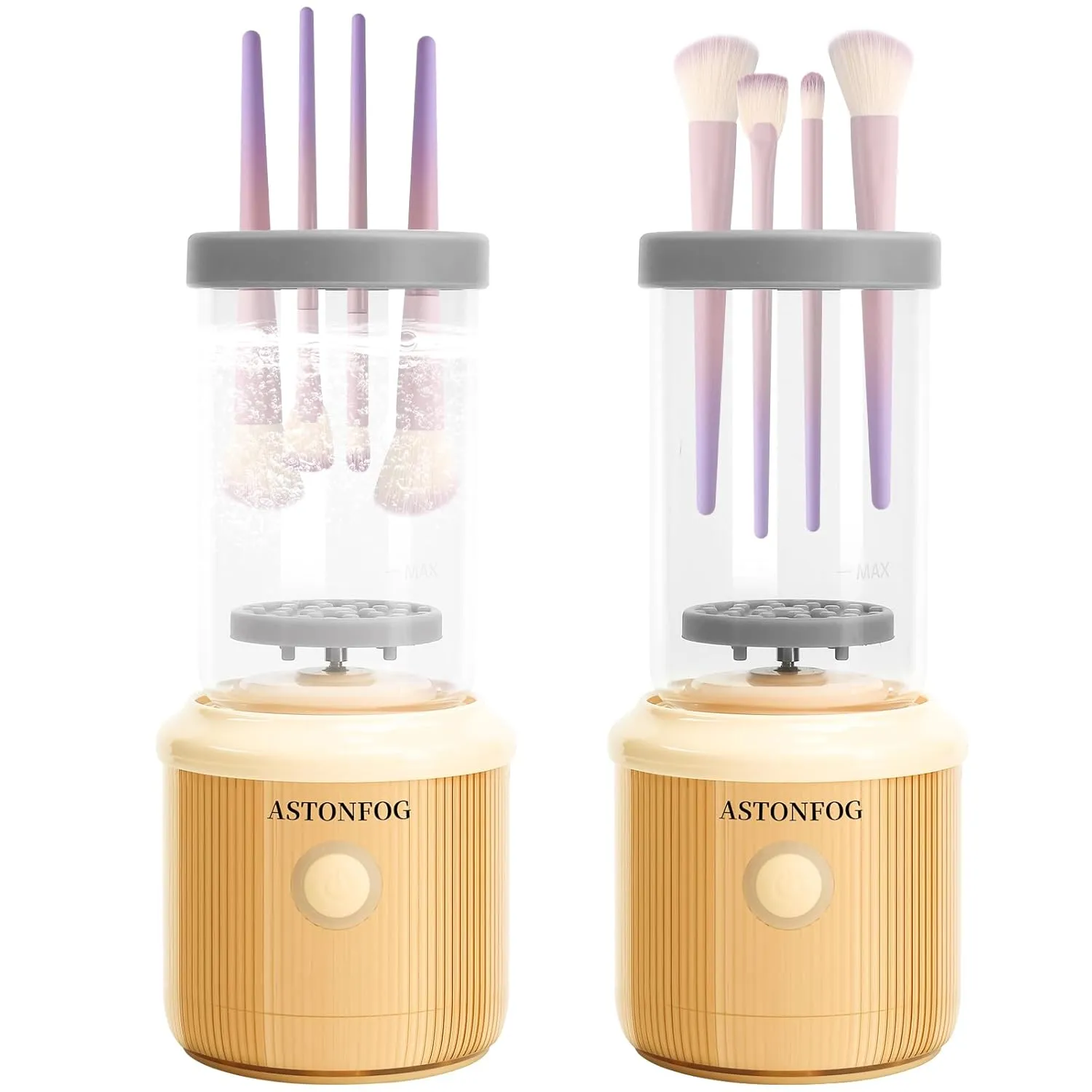 Electric Makeup Brush Cleaner, Automatic Cleaning Machine, 4000RPM for Powerful Cleaning All Kinds of Brushes, Portable Compact for Travel
