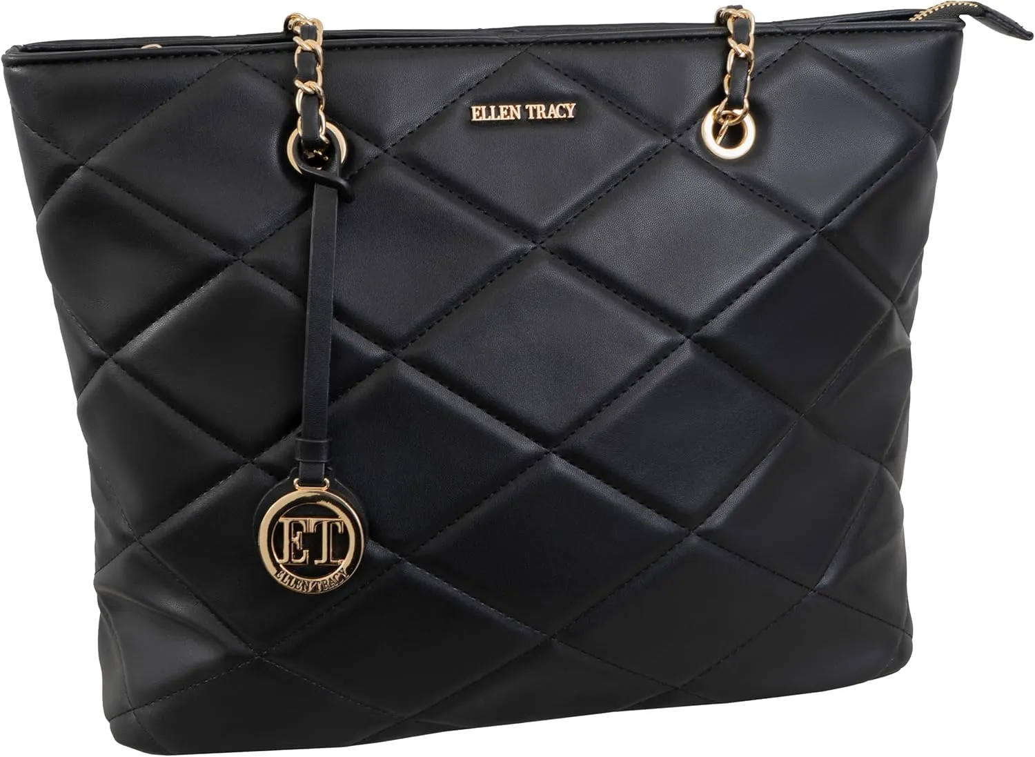ELLEN TRACY Quilted & Studded Handbag Crossbody Bag