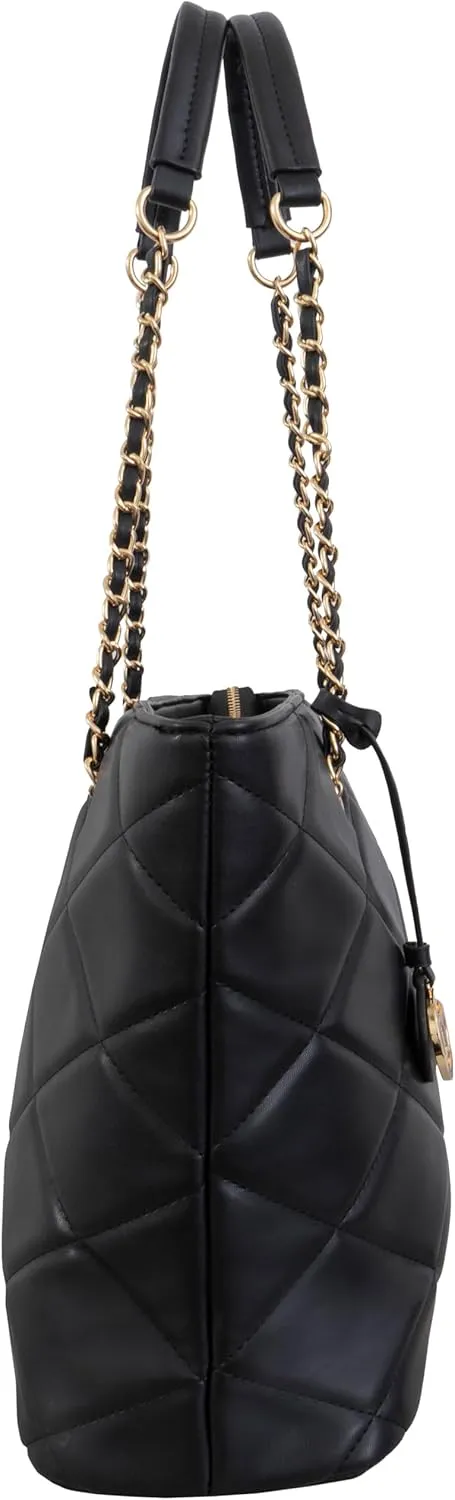 ELLEN TRACY Quilted & Studded Handbag Crossbody Bag