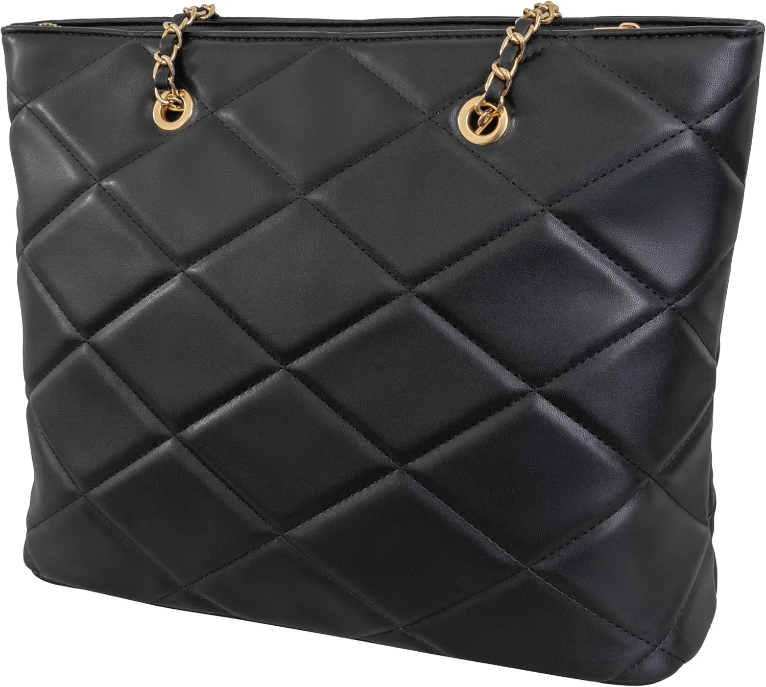 ELLEN TRACY Quilted & Studded Handbag Crossbody Bag