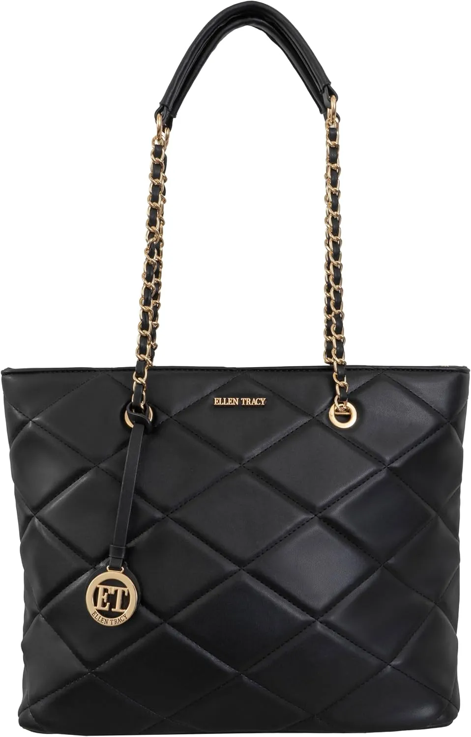 ELLEN TRACY Quilted & Studded Handbag Crossbody Bag