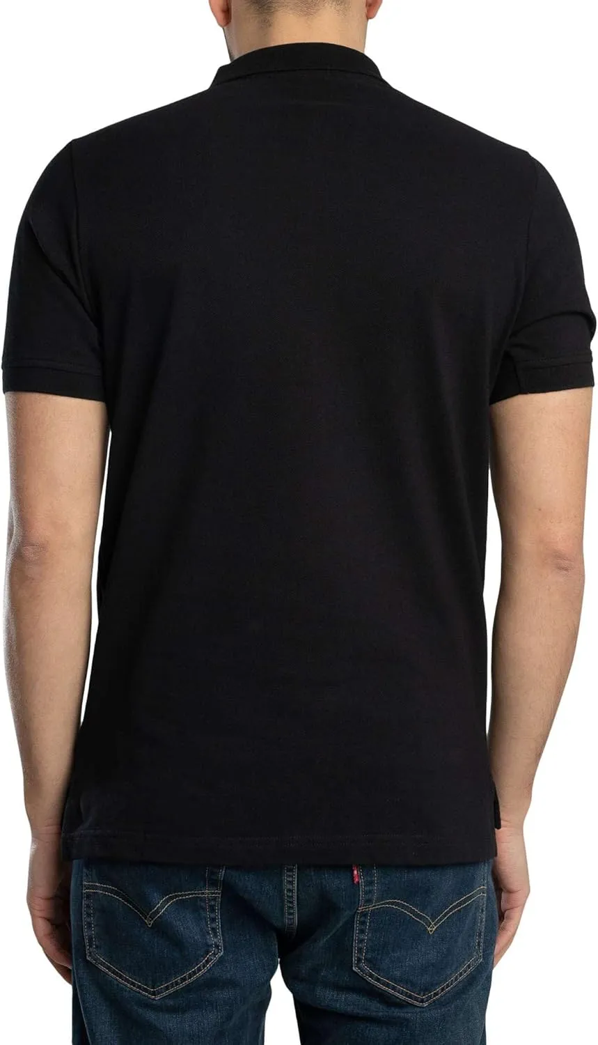 Ellesse Men's Monvali Polo Shirt, Black