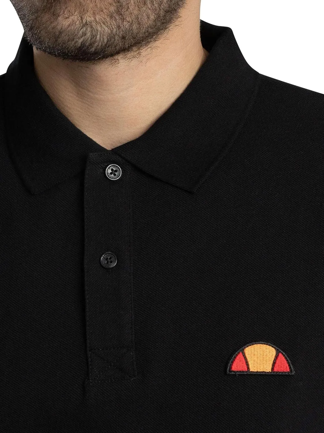 Ellesse Men's Monvali Polo Shirt, Black