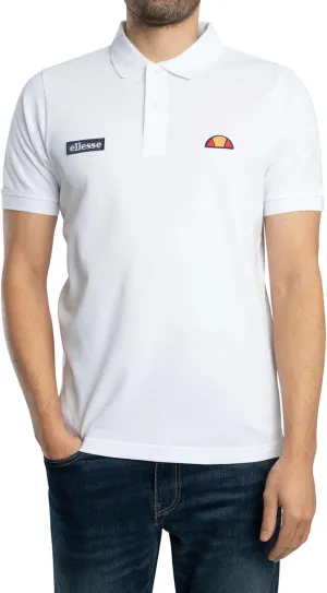 Ellesse Men's Monvali Polo Shirt, White