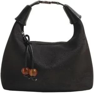 Embroidered Chinese Style Dumpling Bag Handheld Chinese Daily Single Shoulder Crossbody Bag