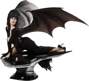 Enesco Elvira Mistress of The Dark Grand Jester Studios Deluxe 1:4 Scale Limited Edition Statue Figure, 16 inch, Multicolor