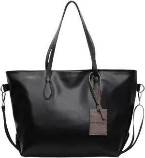 Epsion Oversize Vegan Leather Tote for Women Large Shoulder Bag PU Top Handle Handbag Travel Work 2025