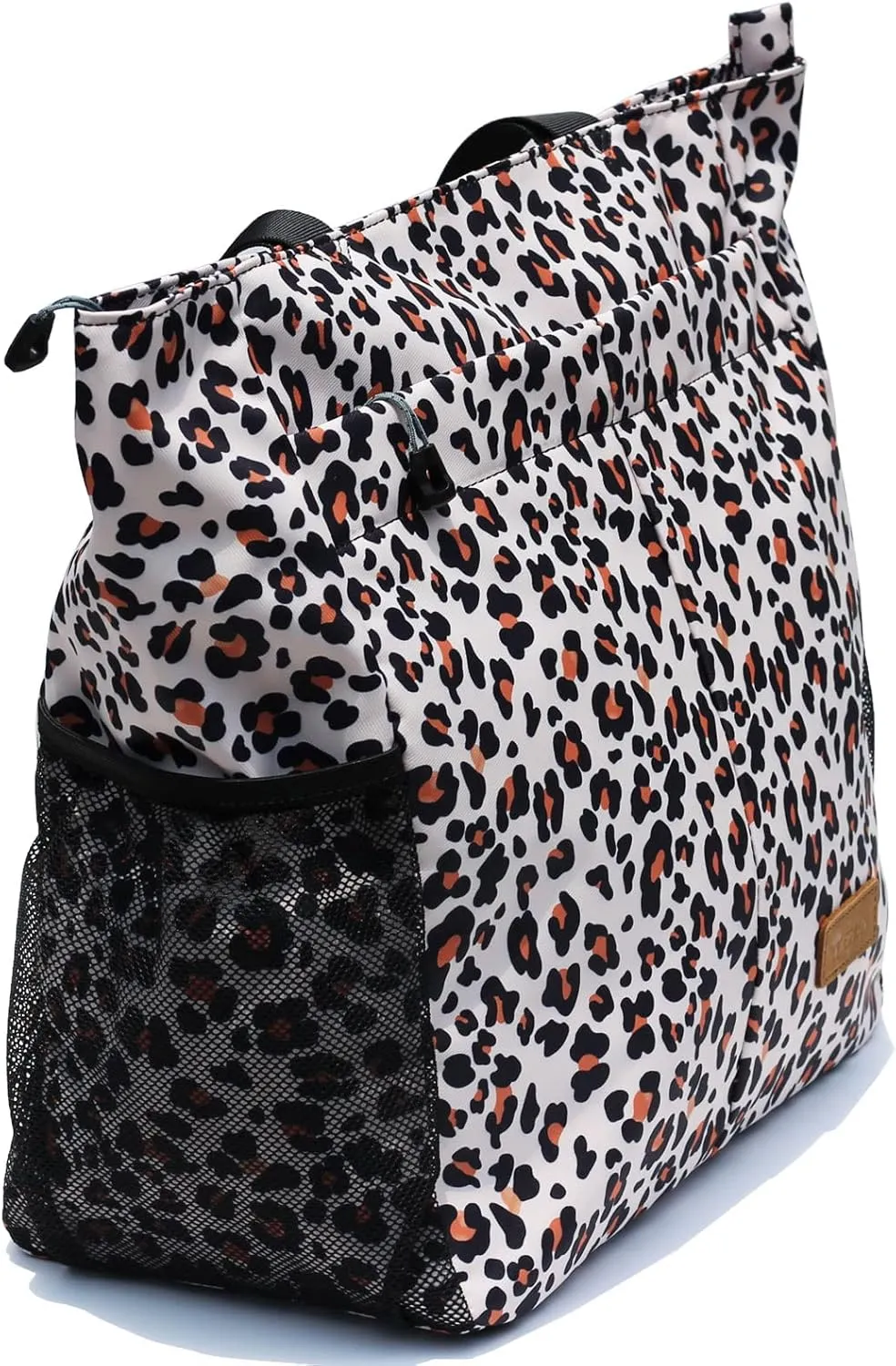 ESVAN Original Floral Tote Bag Large Shoulder Bag with Multi Pockets for Gym Travel Beach Daily Bags