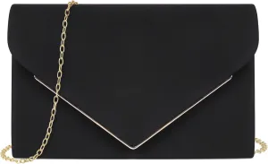 Evening Bag Clutch Purses for Women, Rhinestones Purse, Sparkling Envelope Evening Bag with Detachable Chain