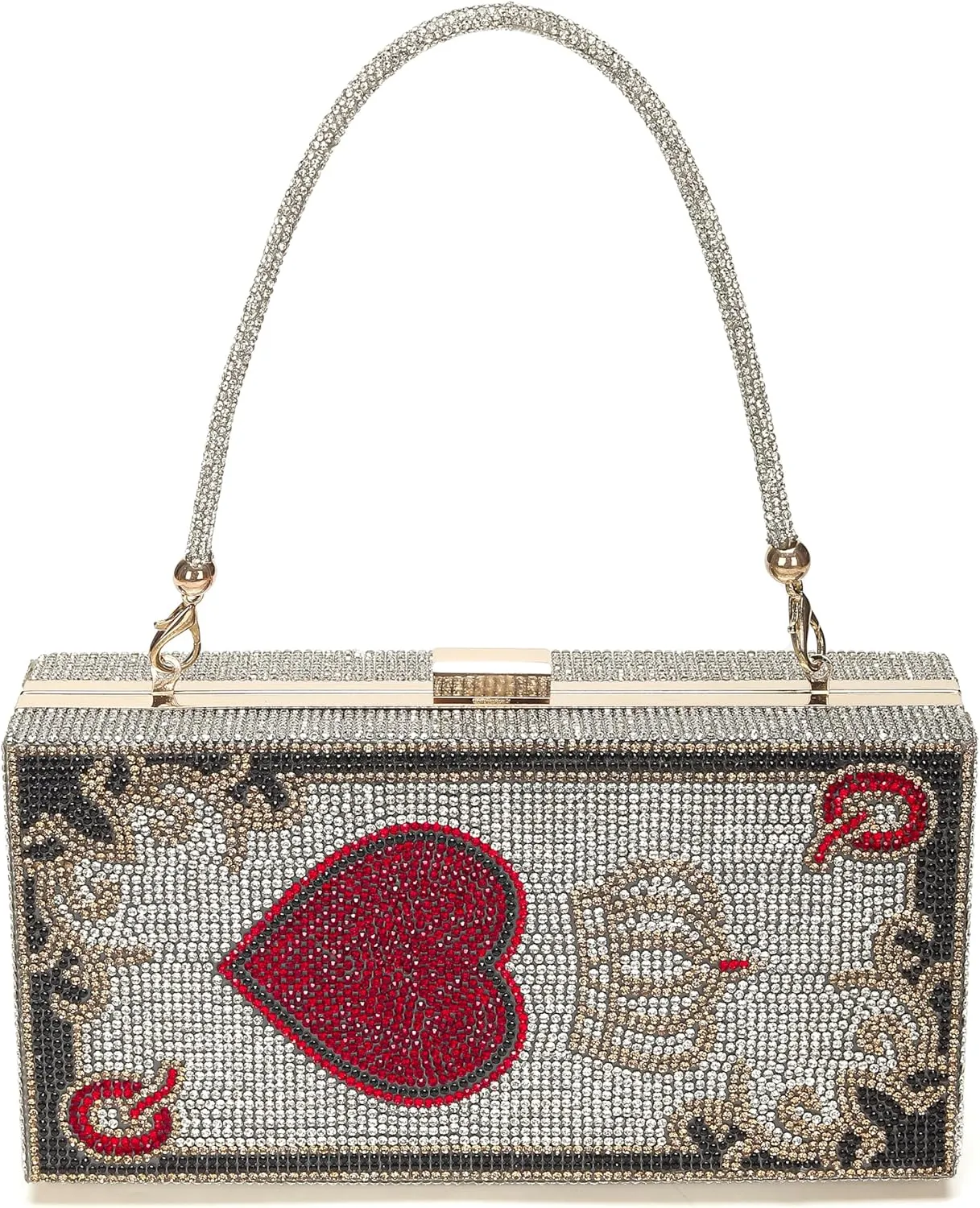 Evening Party Glitter Rhinestone bag Chain Shoulder Clutch Bag For Women