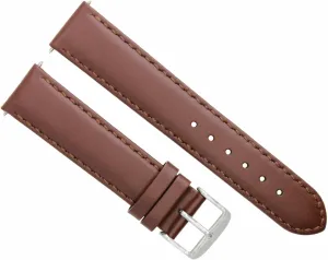 Ewatchparts 26mm Smooth Leather Band Strap Compatible With Breitling Navitimer Bentley Watch Light Brown