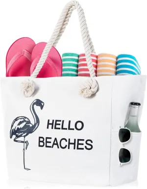 Extra Large Beach Bag Tote Bags Women Oversized XL Waterproof Vacation Canvas Personalized