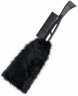 Fabulous-Furs Donna Salyers Black Fox Faux Fur Deluxe Ice Scraper, Black, One Size