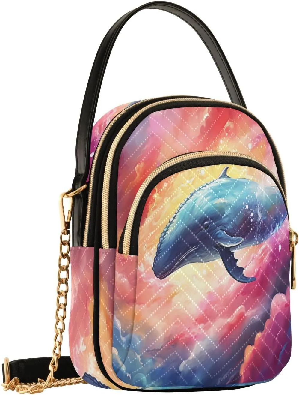 Fantasy Flowers And Birds Womens Shoulder Purse, Crossbody Shoulder Bag, Crossbody Handbags for Women