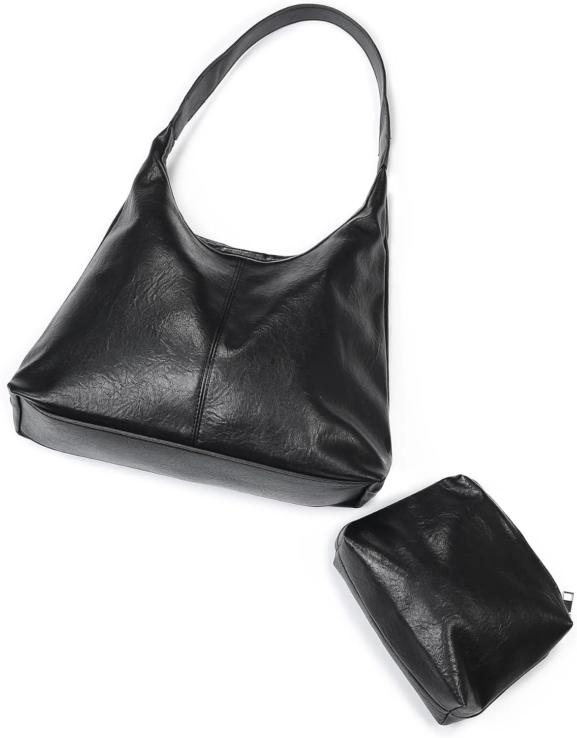 Fashion Women's Tote Bag with Smaller Inner Bag - Pockets, Fixed Length Strap for Hand or Shoulder Carry