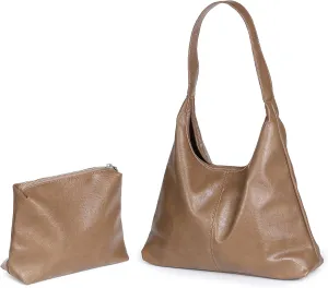 Fashion Women's Tote Bag with Smaller Inner Bag - Pockets, Fixed Length Strap for Hand or Shoulder Carry