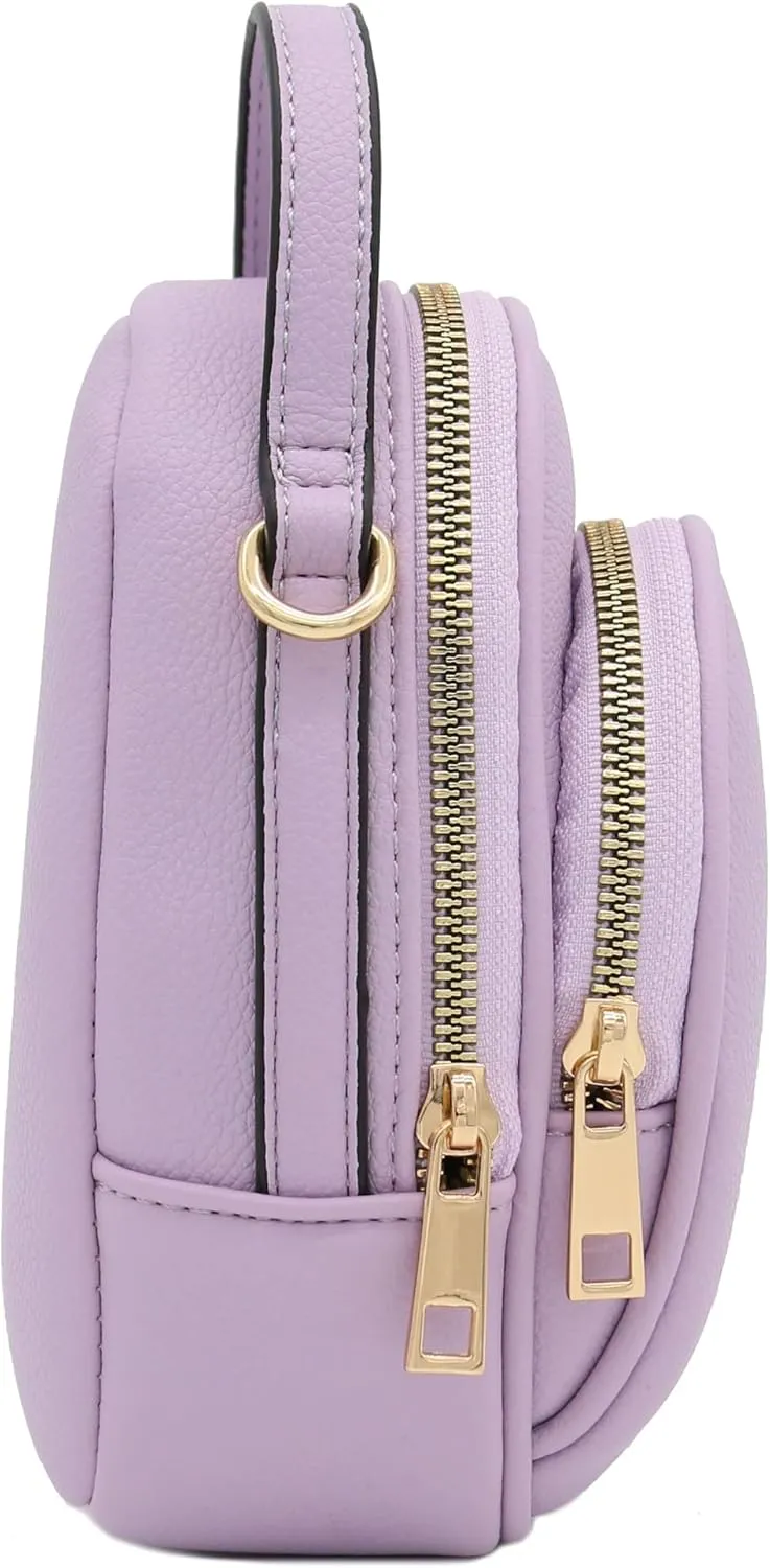 FashionPuzzle Two Compartment Mini Crossbody Bag