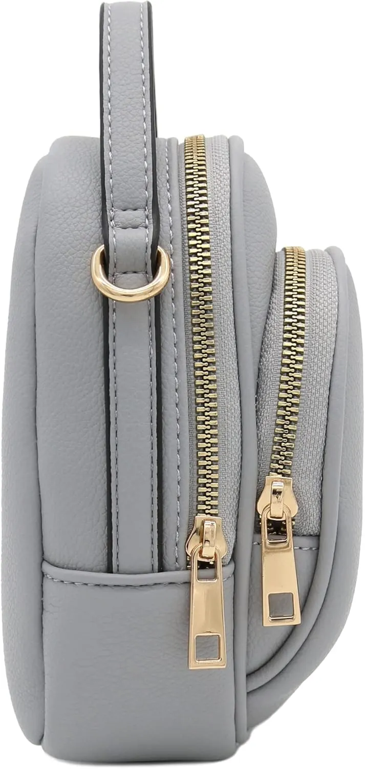 FashionPuzzle Two Compartment Mini Crossbody Bag