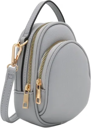 FashionPuzzle Two Compartment Mini Crossbody Bag