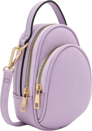 FashionPuzzle Two Compartment Mini Crossbody Bag