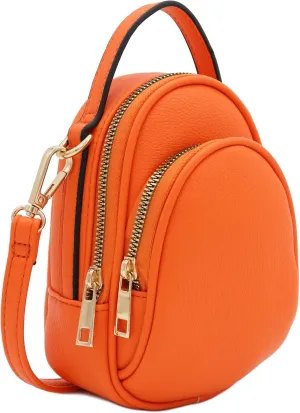 FashionPuzzle Two Compartment Mini Crossbody Bag