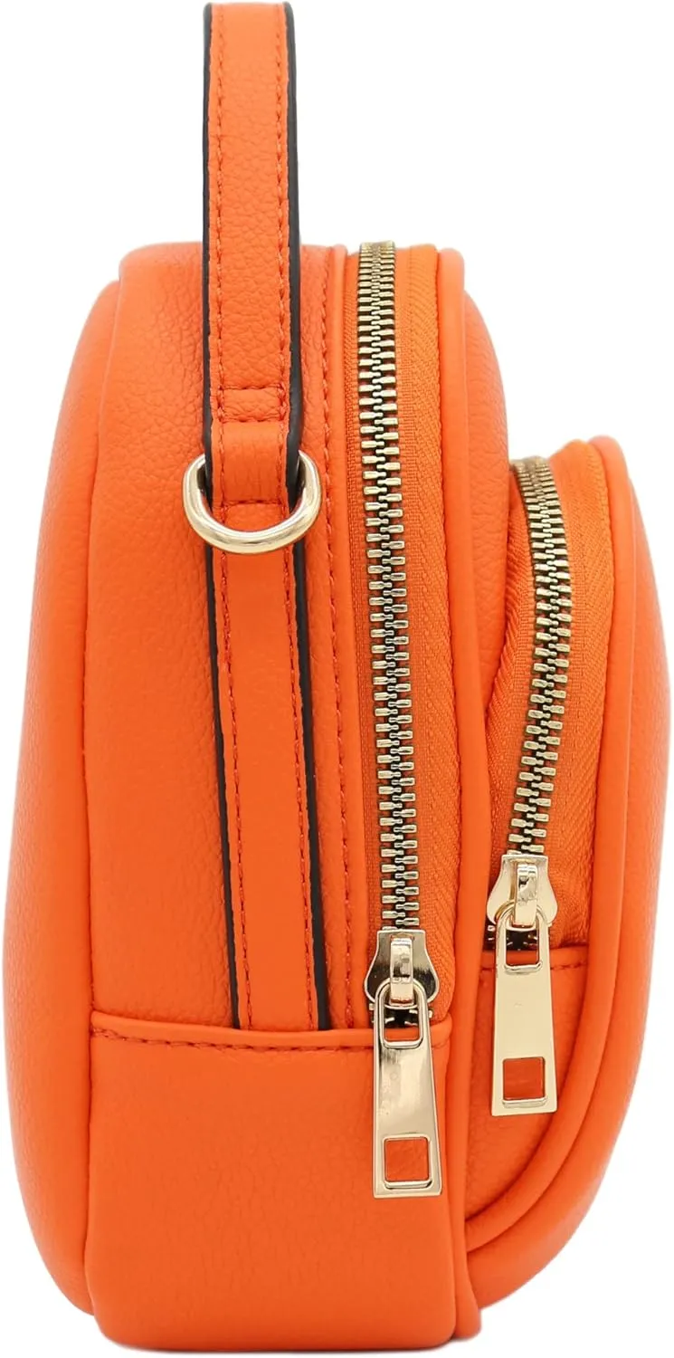 FashionPuzzle Two Compartment Mini Crossbody Bag