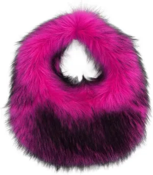 Faux Fur Hobo Shoulder Bag for Women - Large Cute Fluffy Tote Plush Handbag Y2K Furry Purse